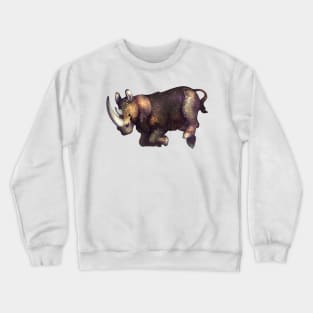 Cozy Woolly Rhinoceros Crewneck Sweatshirt